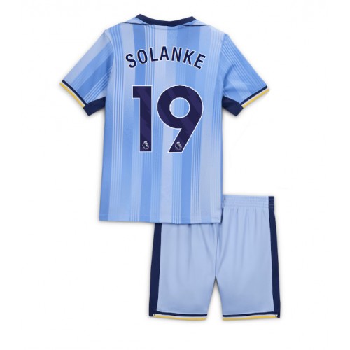 Dětský fotbalový dres Tottenham Hotspur Dominic Solanke #19 2024-25 Venkovní Krátký Rukáv (+ trenýrky)